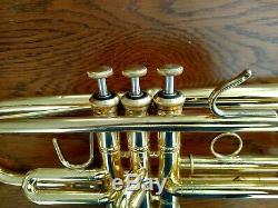 Gold Plated Stomvi Elite Combi Trumpet w Gold Plated and Silver Plated Bells