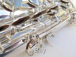 Great 1962 Selmer Mark VI tenor saxophone. 100% original silver. # 103662