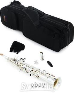 Growling Sax Uprise Series Professional Soprano Saxophone Silver Plated