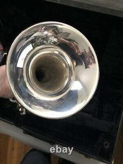 Holiday $ale Vintage Selmer Radial 66 Great Player 5 Bell Trumpet Silver & Case