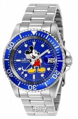 Invicta 24608 Pro Diver Disney Mickey Mouse Ltd. Edition 24 Jewel Automatic