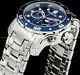 Invicta 48mm Pro Diver Scuba Chronograph Blue Dial Stainless Steel 200mt Watch