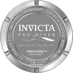 Invicta 80038 Men's Pro Diver Scuba Two Tone Case Blue Dial Chronograph Watch