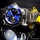 Invicta Blue Pro Diver Open Heart Skeleton Automatic Stainless Steel Watch New