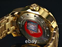 Invicta Men 48mm Pro Diver Scuba Lim Ed AVENGERS IRON MAN 18K Gold Plated Watch