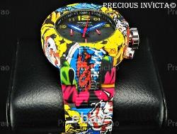 Invicta Men 52mm PRO DIVER AQUA HYDROPLATED Graffiti Multicolor Chrono Watch
