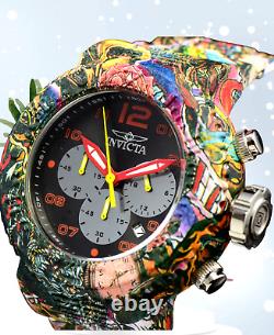 Invicta Men's 52mm Pro Diver Aqua Hydro Plated Graffiti Multicolor Chrono Watch