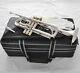 Jinbao Silver Nickel Plated Trumpet Bb Horn Monel Valves With Case 2 Mouthpiece