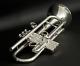 Jp By Taylor Silver Plated Custom Bb Trumpet- Professional (heavy Weight)