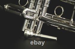 JP by Taylor U. K. Silver Custom Bb Trumpet- Pro (Heavy Weight) double case