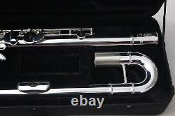 Jbf1000 bass flute White copper tube body, silver plated professional Alto flute