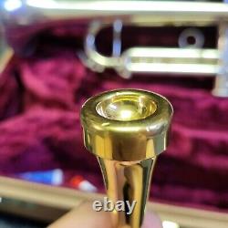 Jupiter XO Model 1604S Professional Trumpet in Silver with Monette B6S1 Mouthpiece