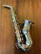 King Curved Soprano Saxophone Nr 123986 In Silver Repadded Perfect Ships Free