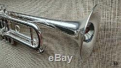 Kanstul Besson MEHA Lightweight LARGE BORE, Silver plated GAMONBRASS trumpet