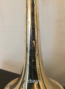 King 2B Liberty Trombone Silver, Original Parts, Vincent Bach 11C MP, + Case
