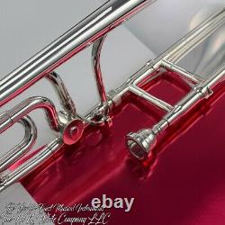 King 3B Concert Tenor Trombone with F Attachment Silver Plate Knockout