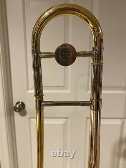 King 3B silversonic trombone H. N. White