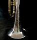 King Hn White Vintage Silver Tone Bb Trumpet 1949 Sterling Silver Bell, Case&mp