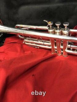 King'Silver Flair' Trumpet With Mouth Piece & Hard Black Case