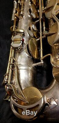 King Super 20 Silversonic Tenor- solid silver bell/neck, silver plate body MINT