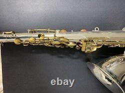 King Zephyr Tenor Saxophone Silver Plated Overhauled
