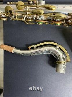 King Zephyr Tenor Saxophone Silver Plated Overhauled