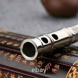 Kung Fu Titanium Steel Flute Chinese Traditional Musical Instrument Di Zi