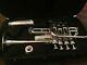 Latest Piccolo Trumpet Bb/a Horn Silver Plated New 4th Monel Valves With Case