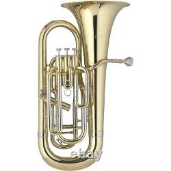 Levante LV-BH5411 Professional Bb Baritone Horn with4 Monel Pistons Gold Trim Kit