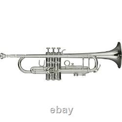 Levante LV-TR6301 Bb Professional Trumpet with Monel Valves Silver Plated
