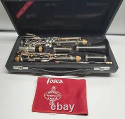 Lightly Used Buffet Professional Bb Tosca Grenadilla Clarinet Silver Plated Keys