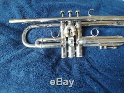 Los Angeles Benge Resno Tempered Silver Plated Trumpet 1975 SN 141XX
