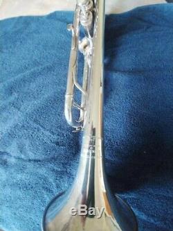 Los Angeles Benge Resno Tempered Silver Plated Trumpet 1975 SN 141XX