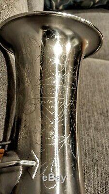 Martin Handcraft 1921 C-Melody Saxophone Restored Silver plated Elkhart Indiana