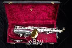 Martin Handcraft Alto Sax Committee I Silver plate withGold washed bell 1938