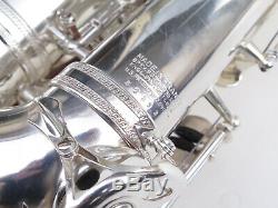 Mint Selmer SBA alto saxophone. 1953. Original silver. Superb