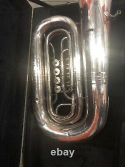 Miraphone 186 4U 4/4 BBb Tuba Silver Plated
