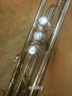 Mt Vernon Bach Trumpet Bell Section on French Besson Trumpet-Silver Plated-WOW
