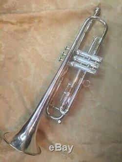 Mt Vernon Bach Trumpet Bell Section on French Besson Trumpet-Silver Plated-WOW