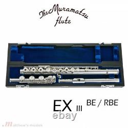 Muramatsu EX III RBE Flute Silver Headjoint B-foot Brand New