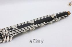 NEW Bass Clarinet Model PADS And Case Low c Nice Tone Silver Plated #AA