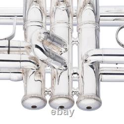 NEW Levante LV-TR6301 Professional Concert Series Bb Silver Trumpet + Case