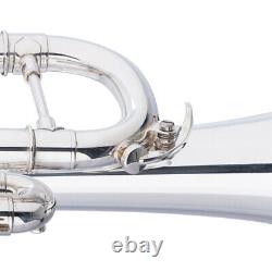 NEW Levante LV-TR6301 Professional Concert Series Bb Silver Trumpet + Case