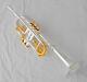 New Professional C Keys Trumpet Silver Gold Plated Horn Monel Valves With Case