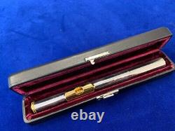 New MIYAZAWA FLUTE HEAD JOINT MZ10 / STERLING SILVER withGOLD PLATING