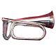 New Professional Bb Bugle Silver Plated With Free Hand Carrying Case/tuneable