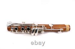 New Professional Clarinet Rosewood Wooden Body Silver Plated Bb Key 17 key #4