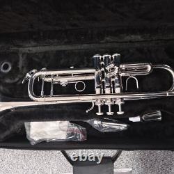 New Professional Trumpet Gold Copper Material with Silver Plating #2023new