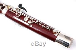 New Yinfente Bassoon C Tone Maple Body Silver Plated keys+ Free Case #A19