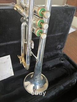 Olds Special Trumpet Silver Plated Gold Slide #25532 Overhauled Bb los Ca